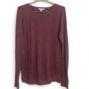 Threads 4 Thought Lightweight Burgundy Crewneck Sweatshirt Women’s M